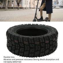 100 65 6.5 Tyre, Rubber 11inch Electric Scooter Tire Replacement Widen Thicken Impact Resistant For Replacement,41159936 - 彩色 - 查看 6