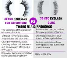 Pegamento de pestañas de salón profesional de 30 segundos para pestañas postizas, negro, 1 fl. oz - ColorA - Ver 6