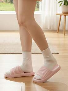 YOUMGL 2026 New Women's EVA Cushioned Slippers, Indoor Home Non-Slip Bathroom Shower Slides, Men's Summer - Pink - View 7