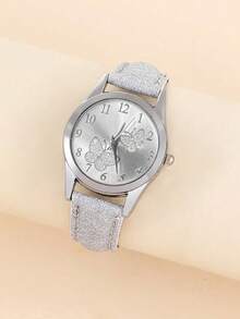 两件套。简约时尚的青春风蝴蝶形表盘石英表和水钻手链——返校礼物 - 彩色 - 查看 5