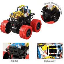 24Pcs Monster Truck Toys Mini Monster Jam Trucks For Boys Girls Friction Push Go Toy Cars Party Favors Birthday Valentines Day Gifts Classroom Prizes Christmas Goodies Stuffers Valentine's Day, Thanksgiving, Mother's Day, Father's Day - 24件混色 - 查看 6