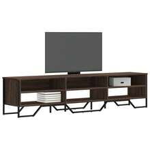 vidaXL TV Cabinet Brown Oak Look 180x34x41 Cm Wood Composite - Gelb - Übersicht 1