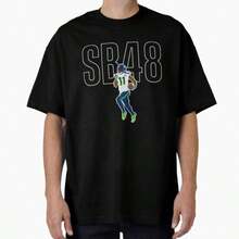 SB 48 Percy Takes It To The House Oversized T-Shirt - màu đen - Xem 1
