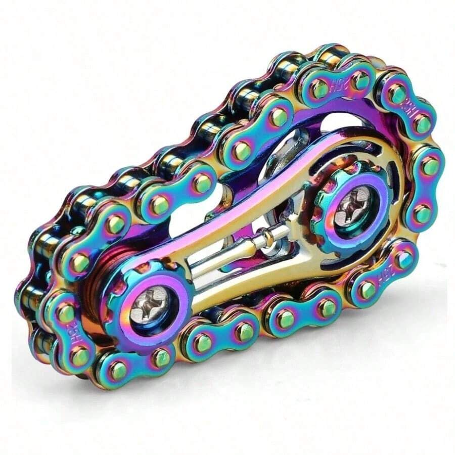 2-Gear Fingertip Gyroscope Toy | Adult Stress Relief | Anxiety Relief Desk Toy Perfect Gift - Nhiều màu - Xem 1