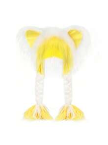 2026 New Furry Fursuit Niche Anime Cat Ear Animal Ear Otaku Culture Unisex Fluffy Y2K Headpiece Hat, Birthday Gift, Christmas Gift, Holiday Gift, Perfect Gift, Game & Anime Merchandise - Multicolor - View 12