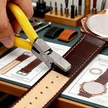 2mm Universal Handheld Watch Band Pliers Hole Punch Tool, Belt Hole Puncher For Leather Strap, Eyelet Punching Machine For DIY Crafting, Tag Puncher Tool For Watch Bands, Leather Crafting, Back To School Accessories, Durable Hole Punch Tool For Strap Adjustments - Đục lỗ - Xem 1