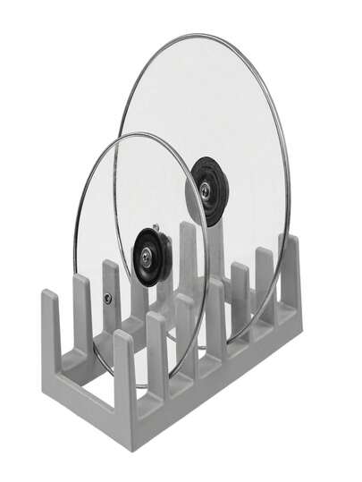 Kitchen Pot Lid Organizer Rack, Bowl & Dish Drying Rack, Desk Bookshelf, Plate & Bowl Divider Rack