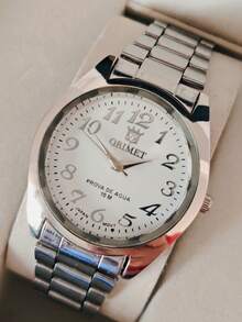 Orient Type Stainless Steel Social Quartz Watch - Unisex - White - View 2