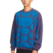 Nike Project F.R.O.G. Jelly Cage Comfortable Round Neck Loose Soft Knit Sweater Sweater Men - Multicolor - View 3