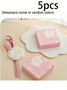 1/5pcs Camellia Shaped Room Wardrobe Fragrance Diffuser, Car Fragrance, Wedding Bridesmaid Gift, Air Freshener Fragrance Refill - Floral Scent - View 12