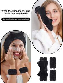 Eid Al-Fitr 50pcs/12pcs/1pc Complete Makeup Brush Set Includes 30 Soft Makeup Brushes-1 Travel Waterproof Makeup Bag, 3 Triangular Puff Sponges, 3 Liquid Beauty Eggs, 3 Heart-Shaped Finger Puff Sponges, 3 Mini Beauty Eggs, 3 Round Puff Sponges, 2 Wristbands, 1 Hairband, And 1 Brush-Cleaning Egg-Ideal For Beginners - Black - View 5