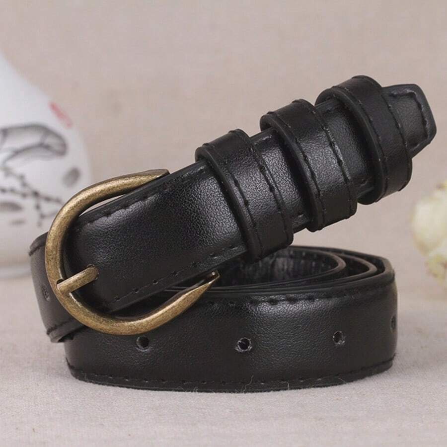 男女通用复古风腰带 - 简约清新腰带 - 时尚百搭休闲腰带 - 彩色 - 查看 1