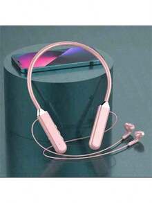 Magnetic Neckband Bluetooth Earphones, Wireless Earbuds With LED Display, Noise Cancelling, Microphone - Multicolor - View 12