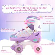 Kids Skates - Rose Red - View 3