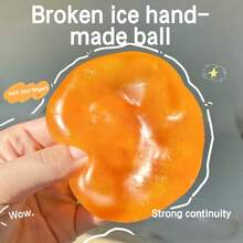 可爱团子系列逼真食物造型捏捏乐玩具，柔软解压，舒缓情绪，节日、生日礼物，完美之选 - 彩色 - 查看 4