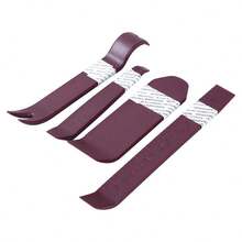 Herramienta de reparación de automóviles, embellecedor de Panel de puerta, eliminador de Radio y Audio, Clip de sujeción para arañazos, desmontaje de vehículos, 4 Uds. KXEL - 4 piezas de metal morado - Ver 8