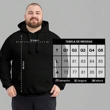 Men's Plus Size Sweatshirt  Hood Premium Mesh Cold Weather Blouse Basic Cotton Flannel Coat Various Colors - màu đen - Xem 6