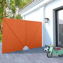 vidaXL Faltbarer Terrassen-Seitenfächer Terracotta-Rot 240*160 Cm - A - View 1