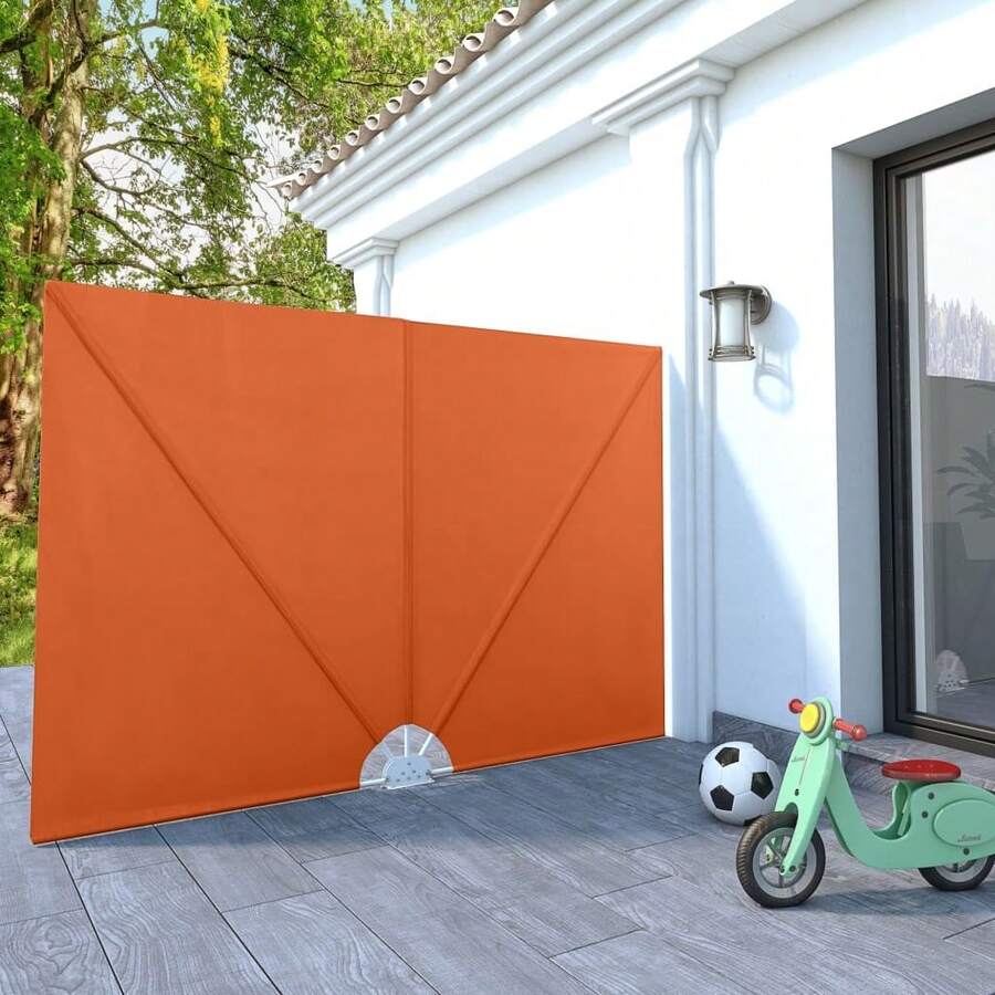 vidaXL Faltbarer Terrassen-Seitenfächer Terracotta-Rot 240*160 Cm - A - View 1