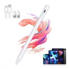 Apple Pencil Compatible Fast Charging Stylus Pen - High Precision Capacitive Stylus Pen Compatible With IPad/Android/Microsoft Tablets, Includes Replacement Nibs And Charging Cable Gifts For Mother, Family, Friends, Kids, Birthday, Holiday - Multicolor - View 13