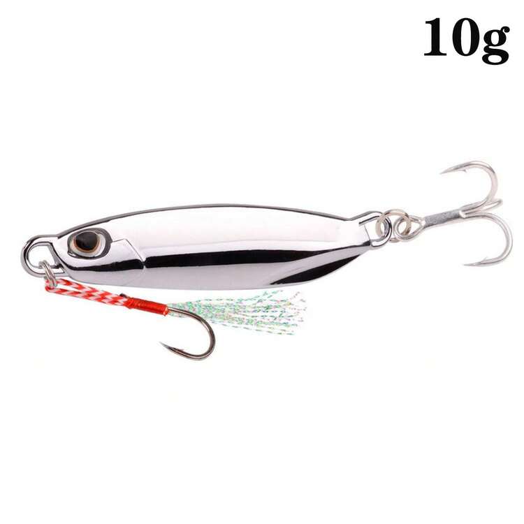 1个彩色金属勺形拟饵带钩 - 电镀工艺，适用于淡水和海水垂钓 - 提供7克、10克、15克、20克、30克和40克多种规格 - 必备钓鱼装备 - 彩色 - 查看 22