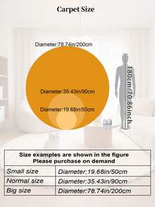 1 szt. Kremowy pluszowy dywan dekoracyjny z bąbelkami, stylowy, lekki, okrągły, puszysty dywan z francuskimi pomponami, dekoracyjny, estetyczny dywan do pokoju, jednokolorowa dekoracja domu, dekoracja na walentynki, wiosenne przyjęcie, dywan do salonu, sypialni, gabinetu, korytarza, dźwiękoszczelna podłoga, łatwa w utrzymaniu, odpowiednia na każdą porę roku - Wielbłąd - Zobacz 4