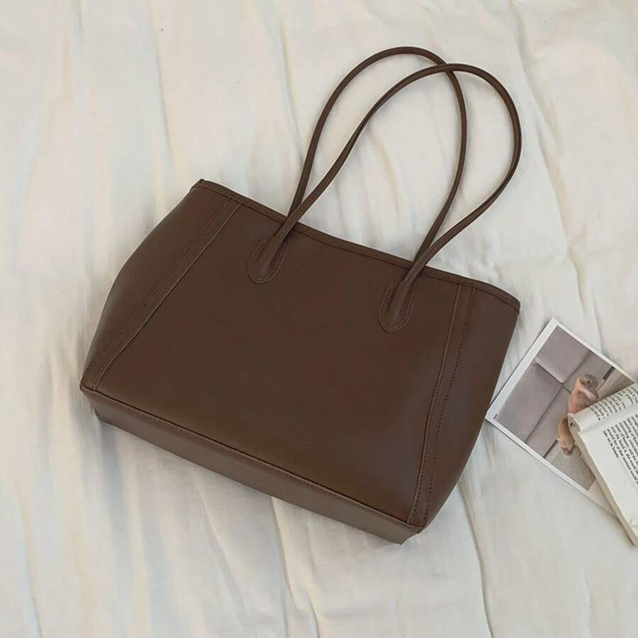 Men Tote Bags - Brown - View 1