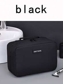 Large Capacity Multi-Functional Wet & Dry Separation Travel Toiletry Bag, Portable Organizer Tote Cosmetic Bag - Multicolor - View 11