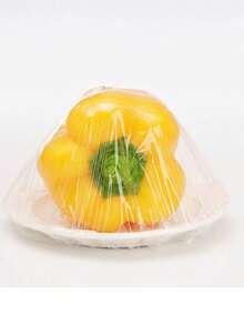 1片装滑动刀式保鲜膜，家用一次性PE材质，防撕裂，厨房冰箱专用保鲜膜（盒装） - 彩色 - 查看 6