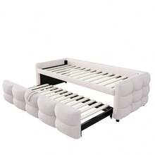 Bed Frames - Beige + Flannelette - View 2