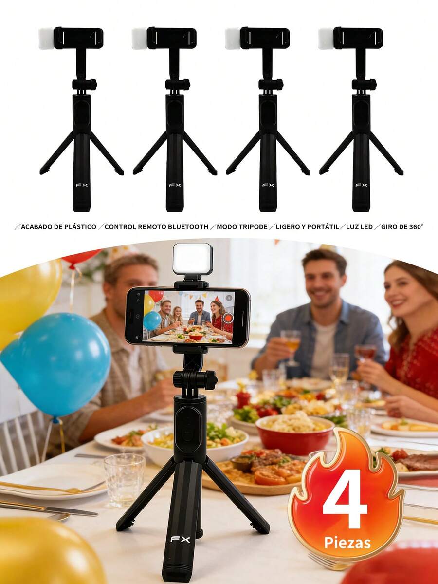 Selfiestick & Tripod Head