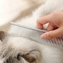 Stainless Steel Pet Grooming Brush, Gently Removes Loose & Matted Fur For Dogs & Cats - Multicolor - View 8