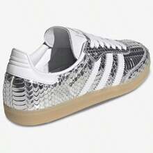 Adidas Samba OG Silver White Gum Women's - IH9016 - Bạc sáng - Xem 4