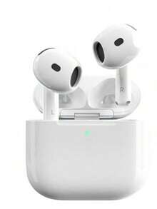 New Air4 Air5 Air7  Wireless In - Ear Earbuds With Ultra - Long Battery Life & High - Fidelity Sound 8 In 1 Wireless Earbuds ANC Active Noise Cancelling(-36db)In-Ear Earphones With Charging 33H Playtime 360 Hi-Fi Stereo Waterproof Headphones Android Phone/ AlRP0DS Pro IOS Laptops 1:1 Clone - trắng - Xem 4