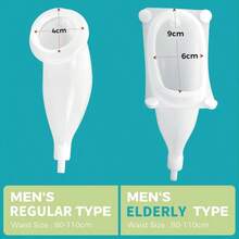 Orinal Femenino y oreColector de Orina Orinal Femenino y culino de Silicona Antifugas con 2 Bs de 000ml y  B de 2000ml Ideal para ospita ajes Camping y Personas con Molidad Reducida Estilo femenino - como en la foto - Ver 3