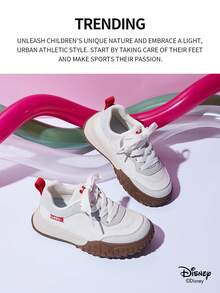Disney 1 双儿童运动鞋，适合日常穿着、节日、运动、户外活动，舒适、防滑、耐用、透气（男童运动鞋、男童滑板鞋、儿童运动鞋、女童运动鞋、女童滑板鞋） - 米色 - 查看 2