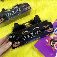 1pc Cute Cartoon Thick Elastic Cat Ear Headband With Glitter, Suitable For All Seasons, Casual Outings, Parties, Vacations And Various Occasions - Multicolor - View 4