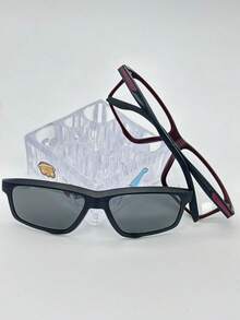 Men Fashion Glasses - Red - View 3