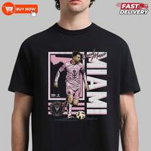 Lionels Messis Inters Miamis CF State WHT MLS TShirt - Multicolors, Full Size - màu đen - Xem 1
