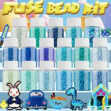 1100pcs 2.6mm Mini Fuse Beads Pixel Puzzle Iron Beads Melt Beads DIY High Quality Handmade Crafts - Beans - View 2