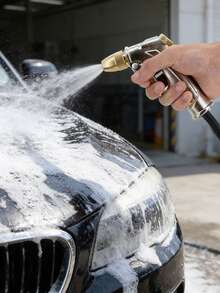 Expandable Garden Hose, High Pressure Metal Nozzle, Spray Cleaning Gun, With Quick Connector, Irrigation Hose - A - View 9