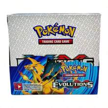 [Nostalgic Retro Fandom Aesthetic] Evolutions TCG Card Box Charizard Design Trading Game Collection Box - Official Licensed Collectible Trading Card Booster Box, 36 Packs Of 10-Card Evolutions Expansion Packs, Featuring Rare Holo Foil Cards, Legendary Charizard Artwork, Premium Quality Card Stock - Multicolor - View 3