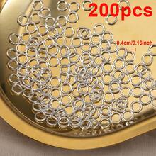 200Pcs Multi-Size Jump Rings Single Open Loop Connector Rings For Jewelry Making DIY Bracelets Necklaces Accessories - Multicolor - View 17
