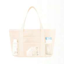 1 Piece Summer Simple Mesh Holiday Beach Bag Multi-Pocket Large Capacity Waterproof Shoulder Tote Bag Suitable For Multiple Scenes, Swimming Storage Bag, Travel, Vacation, Beach, Shopping Bag Mother'S Day Gift Summer Beach Bag For Mom , Beach Bag - 彩色 - 查看 10