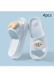 1 Pair New Cute Cat & Fish Design Beach Slippers, Summer EVA Non-Slip Lightweight Durable Slippers For Women - Women's Slippers - View 23