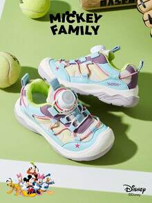 Disney 1 đôi giày thể thao trẻ em hợp tác cùng Mickey Mouse, thích hợp cho mặc hàng ngày, lễ hội, thể thao, hoạt động ngoài trời, thoải mái, chống trơn trượt, thoáng khí (Giày thể thao bé trai, giày trượt ván bé trai, giày thể thao trẻ em, giày thể thao bé gái, giày trượt ván bé gái) - Màu xanh lam - Xem 1