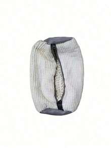 1pc Washing Machine Shoe Bag, Suitable For Various Shoes - White Shoe Upper With Gray Zipper, Soft Thermal Lined, Effectively Protects Clothing, Especially Suitable For Sports Shoes And Casual Shoes. This Laundry Bag Is Also An Essential Item For Holiday Travel, And Is An Ideal Choice For Travel Bags And Travel Accessories. - 1 Piece In Multiple Colors - View 8