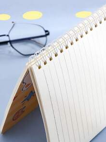 60pcs/Book A5 Cartoon Spiral Notebook, Notebook, Middle East Back To School Season, Student Thick Cute Spiral Notebook, High-Quality Eye-Friendly Memo Pad, Super Thick Large Capacity Notebook, Cute Student Diary, Memo Book, Planner, Back To School, Holiday Gift - Multicolor - View 9