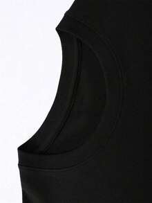 Y2K,180g 100% Pure Cotton Round Neck Comfortable Casual Men's T-Shirt - 紅色 - 查看 3