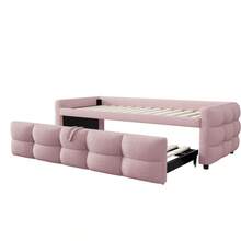 Bed Frames - Pink + Flannelette - View 4